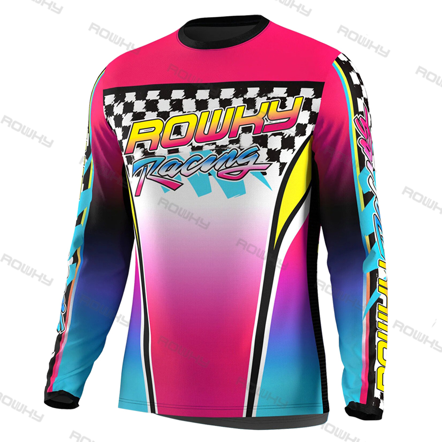 ROWKY Motorcycles Racing T-shi - огляд і ціна Mountain Biking Games