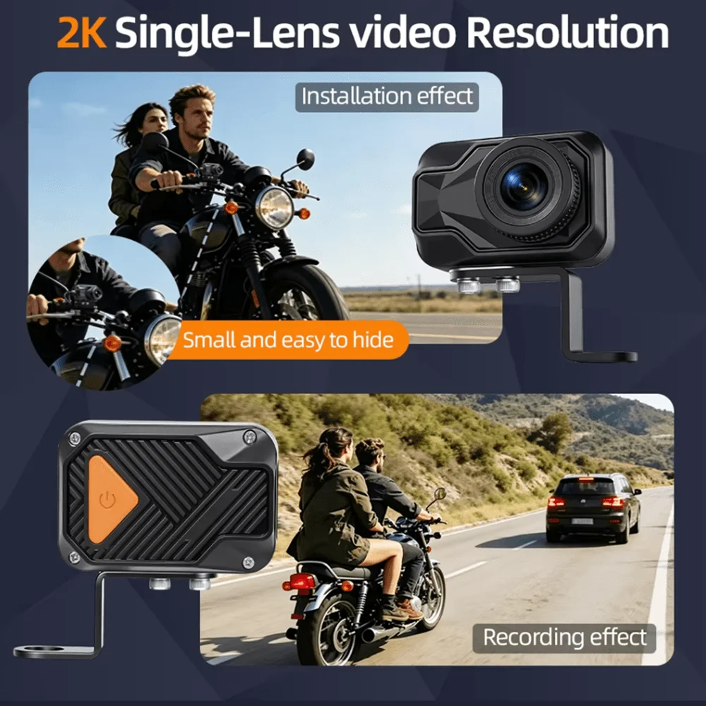 Motorcycle DVR 2K HD WiFi & AP - огляд і ціна Mountain Biking Images