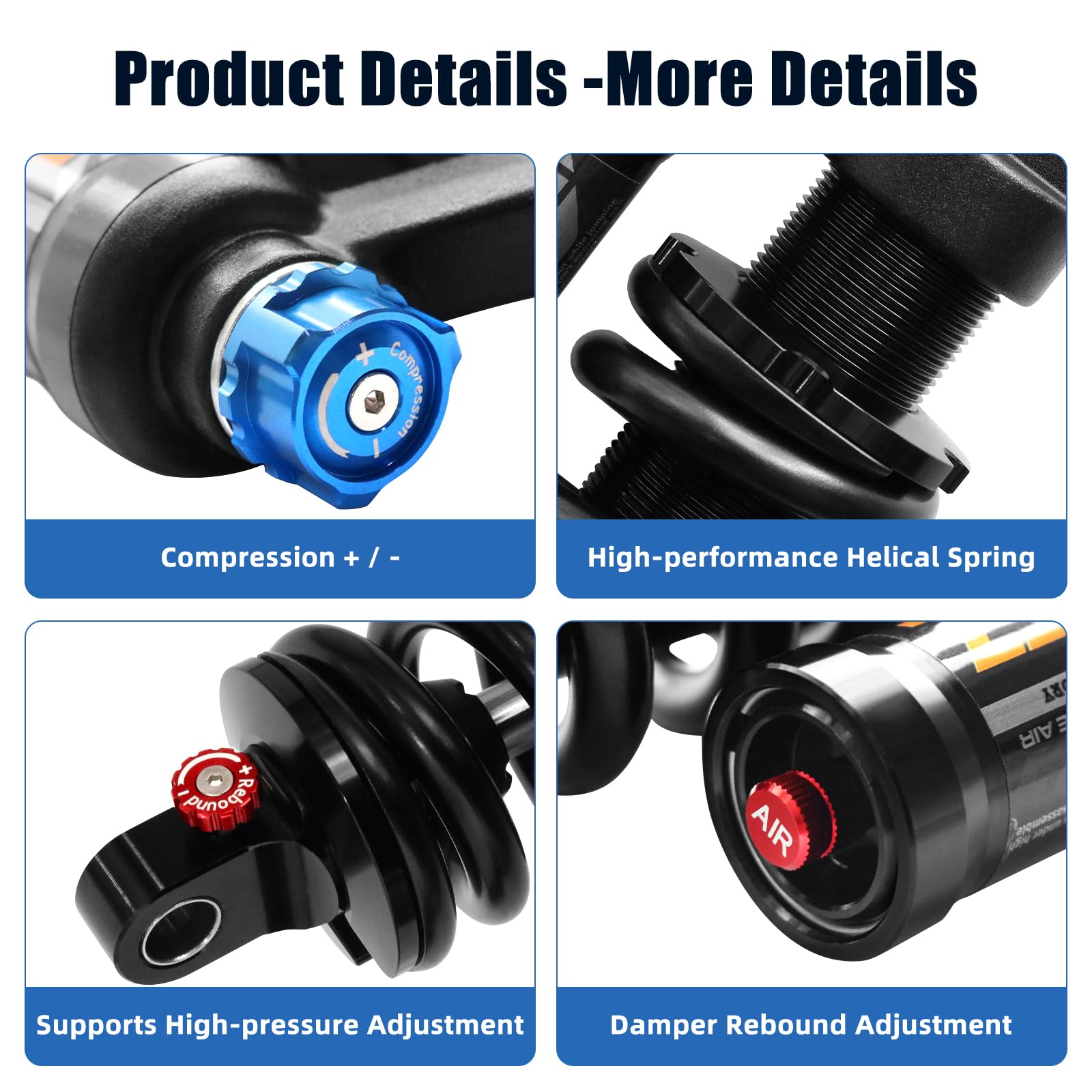 Adjustable Air Coil Rear Shock - огляд і ціна Mountain Biking Downhill