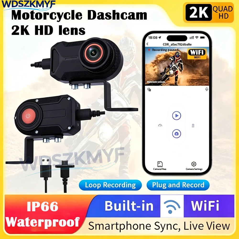 IP66  New 2K HD Motorcycle Dri - огляд і ціна Mountain Biking Images