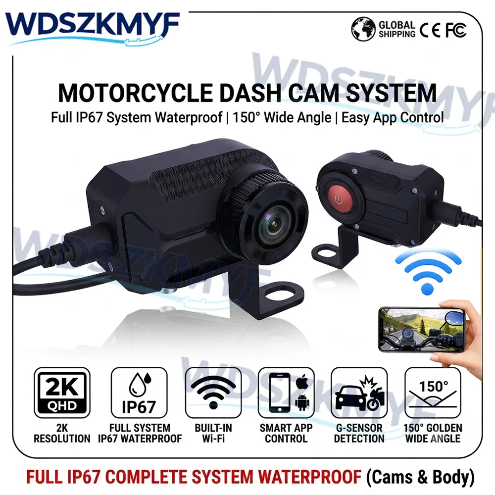 Motorcycle DVR 2K HD WiFi With - огляд і ціна Mountain Biking Images