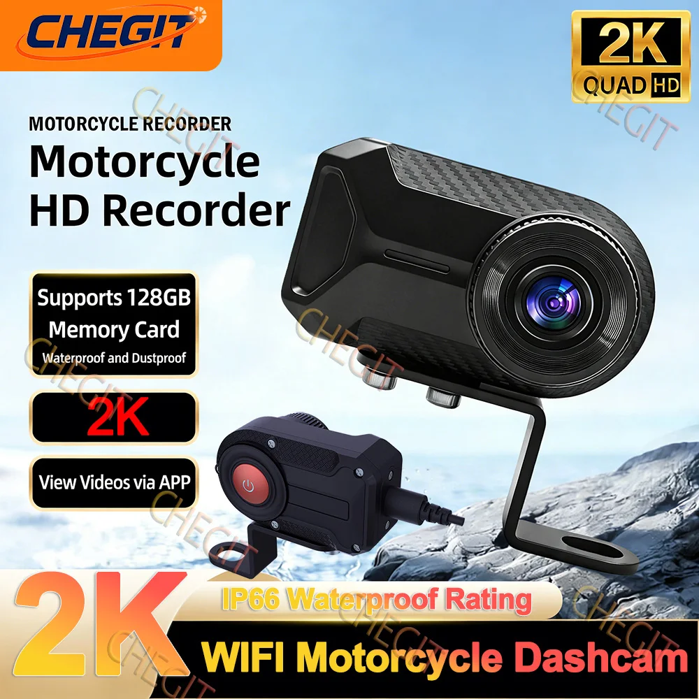 2K HD WiFi Motorcycle DVR With - огляд і ціна Mountain Biking Images